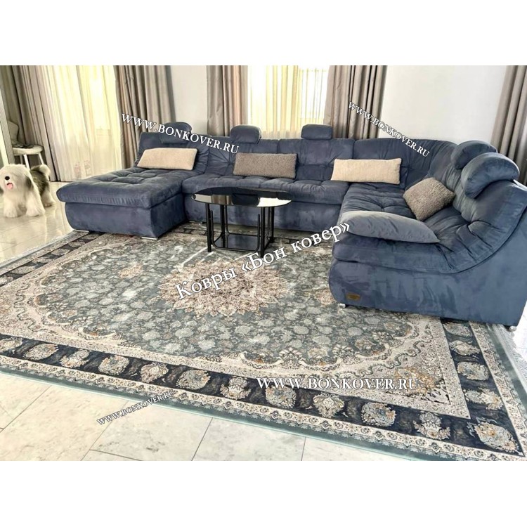 Иранский Ковер Медальон Дизайн 30660